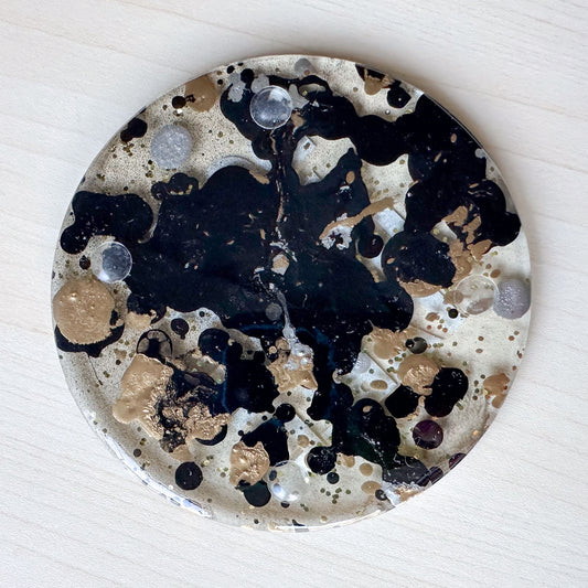 Coaster | Don't F* Up the Table | Gold, Glitter, Black