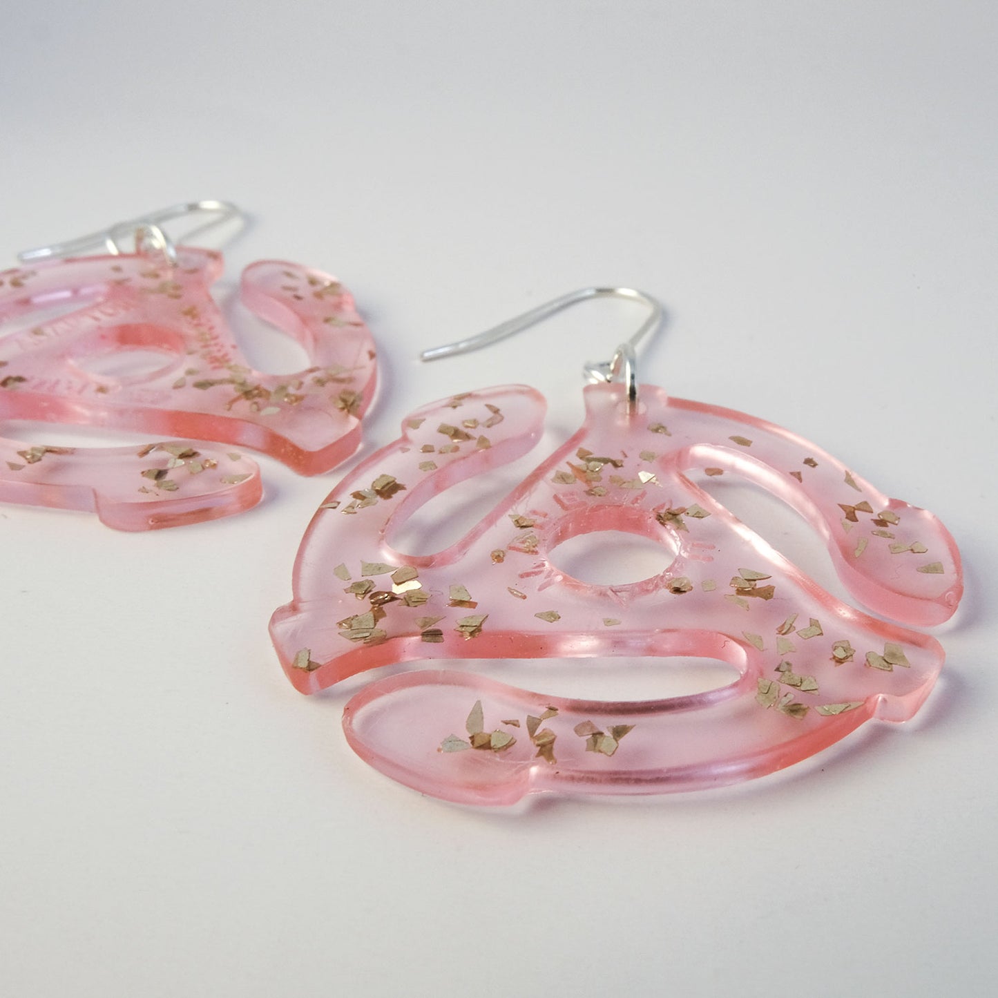 Earrings | 45 Adapters | Pale Pink Tint