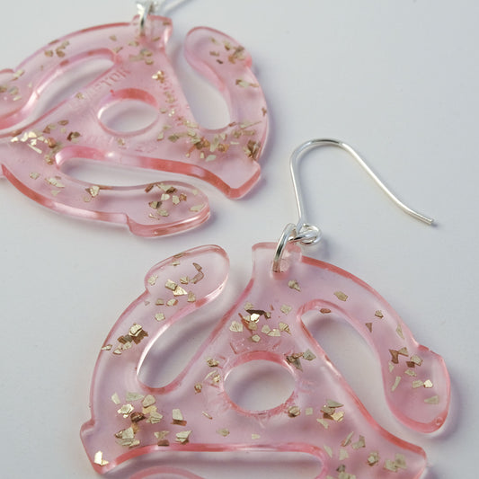 Earrings | 45 Adapters | Pale Pink Tint