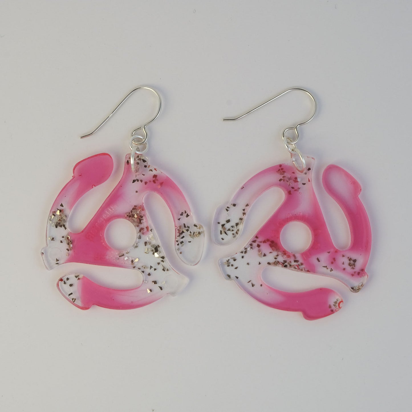 Earrings | 45 Adapters | Pink + Silver