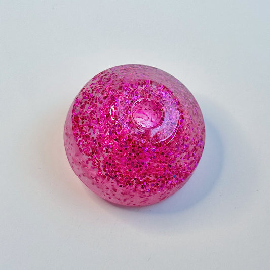 45 Record Adapter | Vintage Glitter | Pink