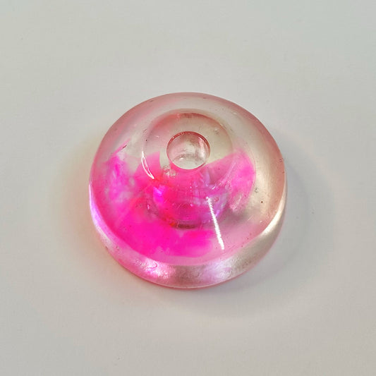 45 Record Adapter | Liquid Light | Neon Pink