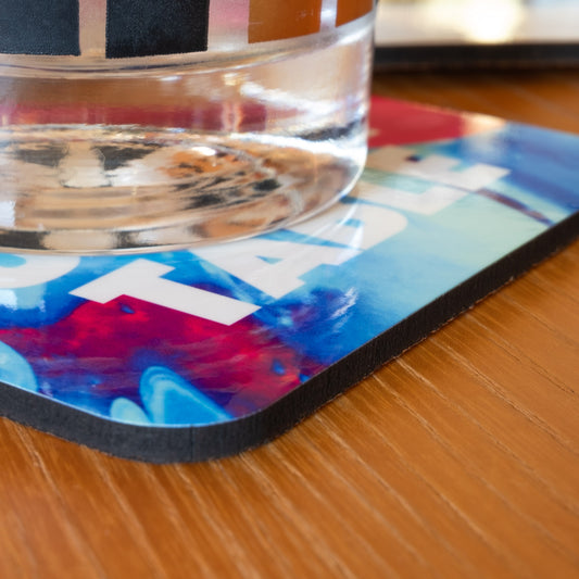 Cork Coaster | Use A F*ing Coaster | Dymo