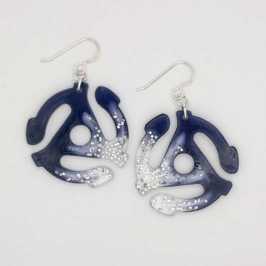 Earrings | 45 Adapters | Blackish + Silver