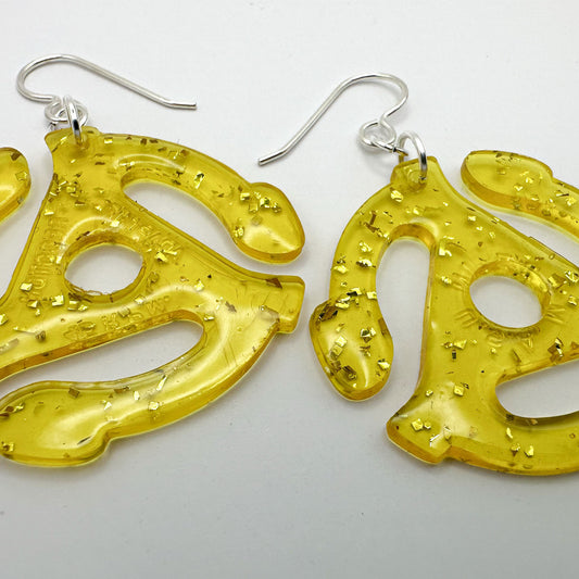 Earrings | 45 Adapters | Yellow