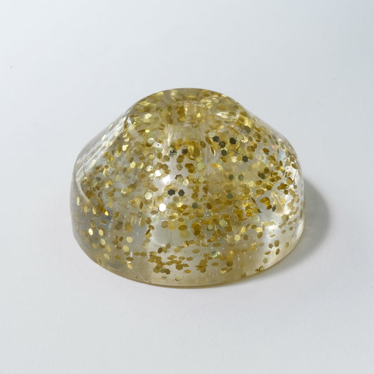 45 Record Adapter | Vintage Glitter | Gold
