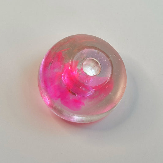 45 Record Adapter | Liquid Light | Neon Pink