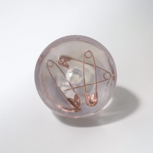 45 Record Adapter | Safety Pins | Copper