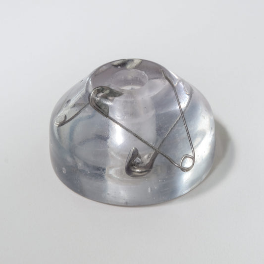 45 Record Adapter | Safety Pins | Silver